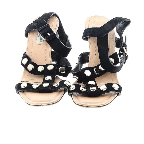 Balenciaga Studded Women’s Wedge - Picture 1 of 12